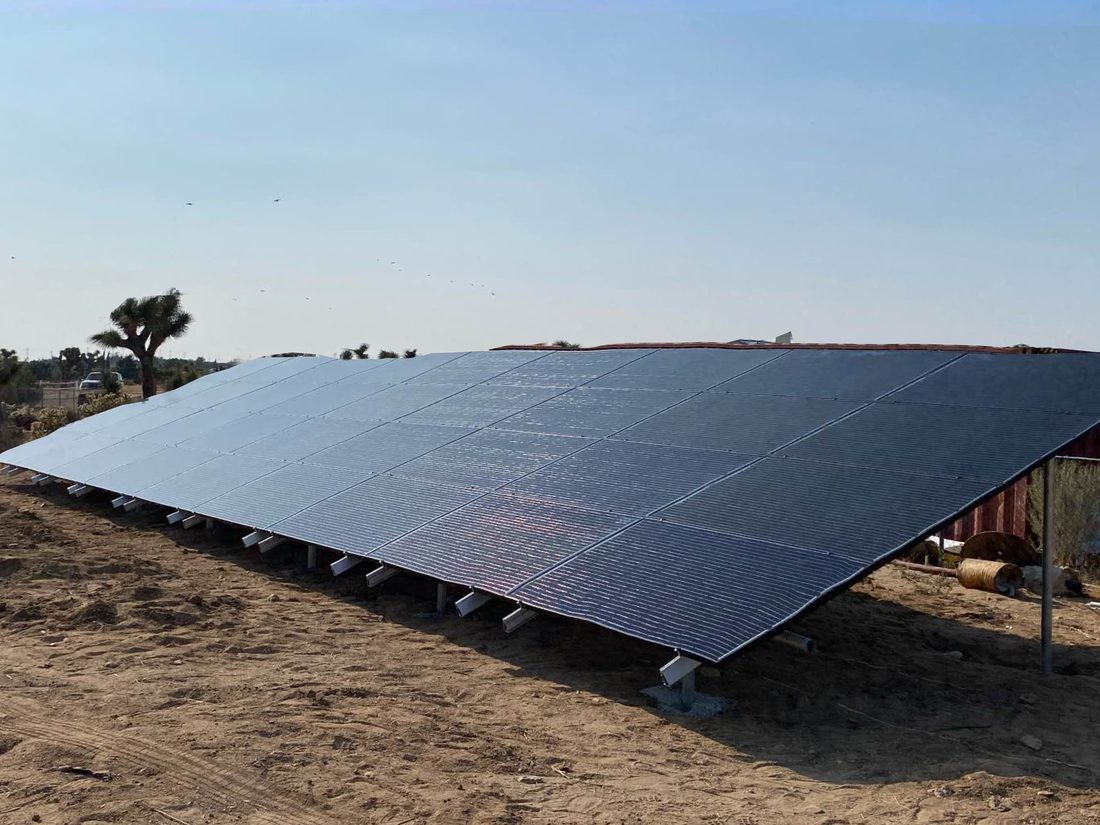 9.92 kW in High Desert, CA installed by Van Mierlo Builders and Solar