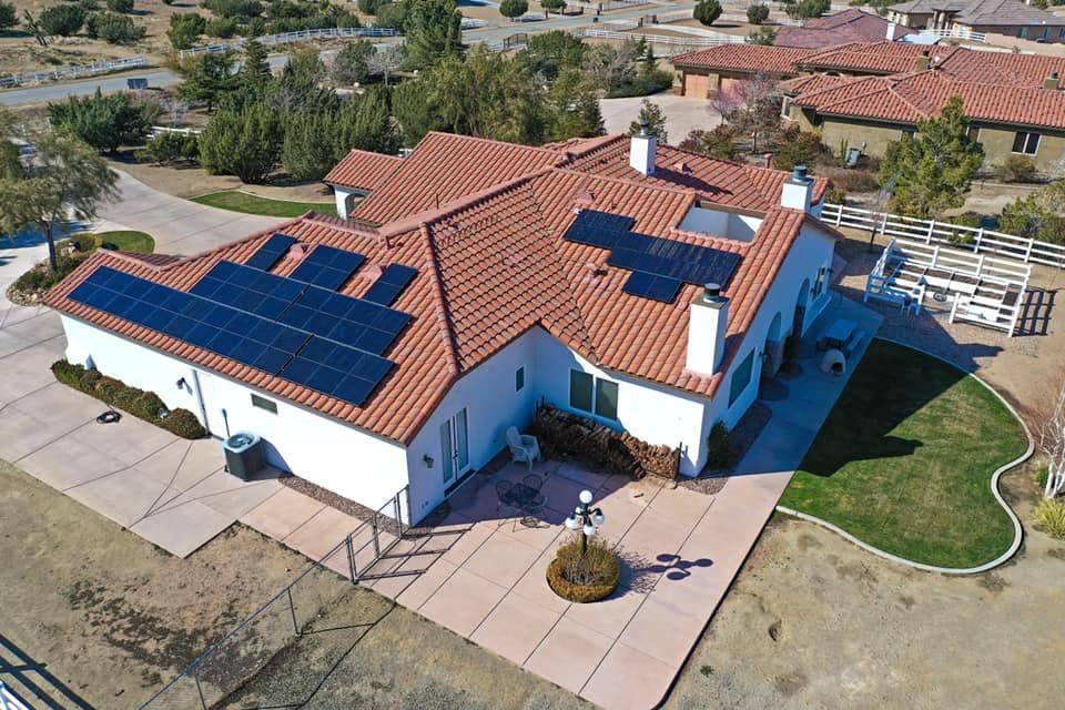 10.2 kW in Oak Hills, CA installed by Van Mierlo Builders and Solar