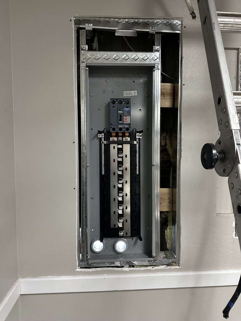 225 amp electrical service installed by Van Mierlo Builders and Solar